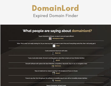 DomainLord (Expired Domain Finder)