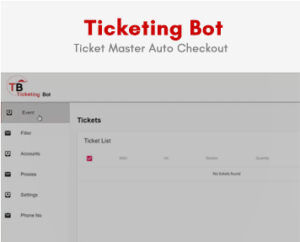 Ticketing Bot (Ticket Master Auto Checkout)