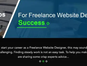 4 Tips For Freelance Website Designers Success