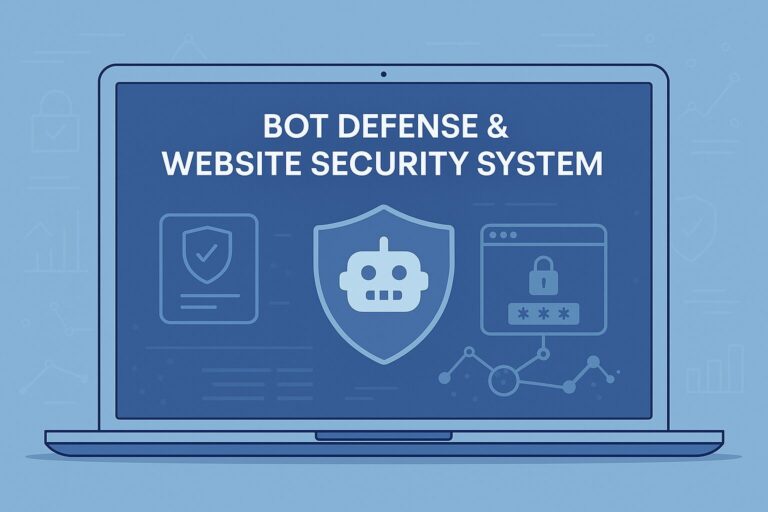 website security and bot defence system