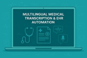 ml powered medical transcription and ehr automation