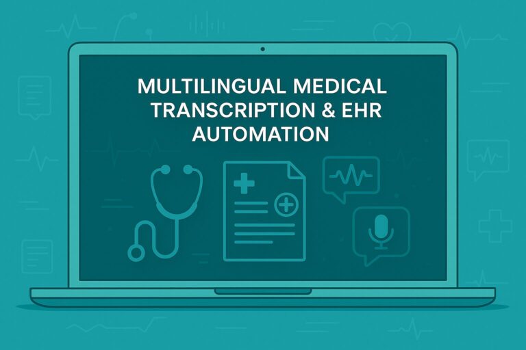ml powered medical transcription and ehr automation