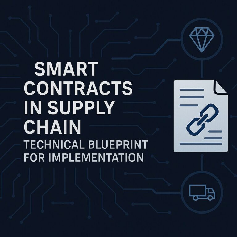 smart contracts in supply chain